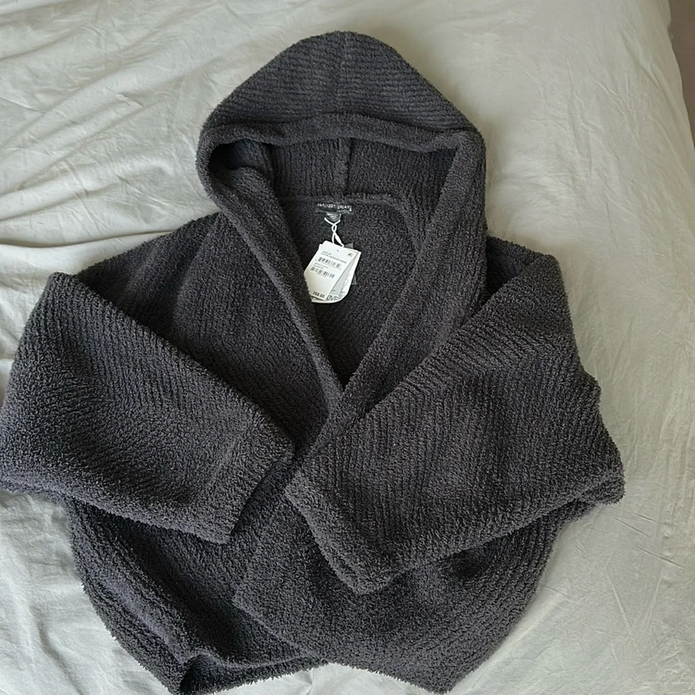 NWT Barefoot Dreams cozy chic chevron rib cardigan - Picture 1 of 4